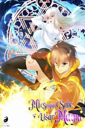 Portada de Mi senpai lanza hechizos y patadas